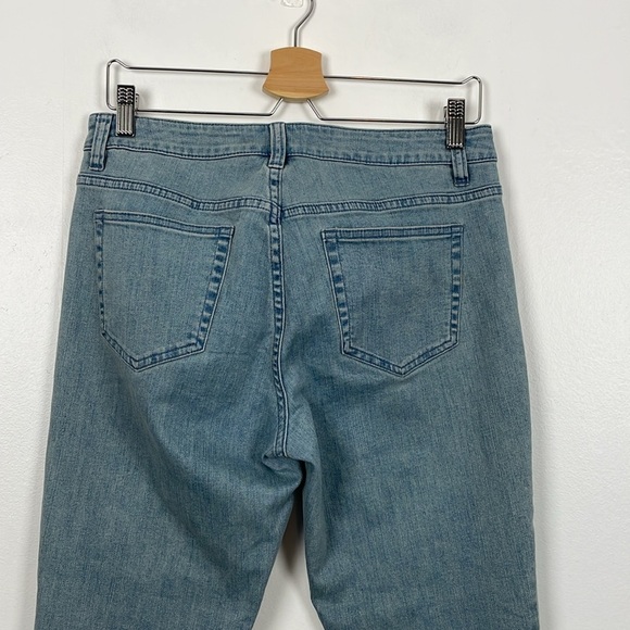 Michael Kors Blue Jeans Womens 6 Lace Up Ankle 4 Pockets Skinny Relaxed Pants - Picture 6 of 9